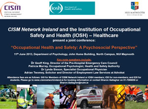 “Occupational Health and Safety: A Psychosocial Perspective