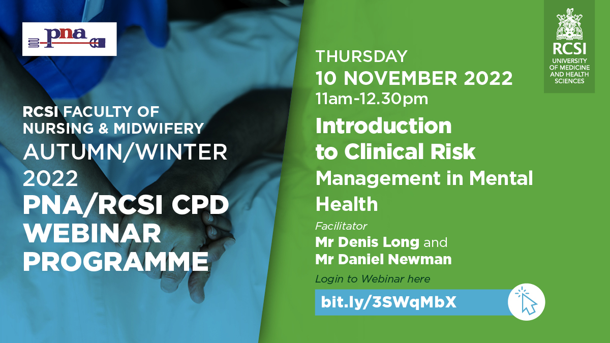 Introduction to Clinical Risk Management in Mental Health