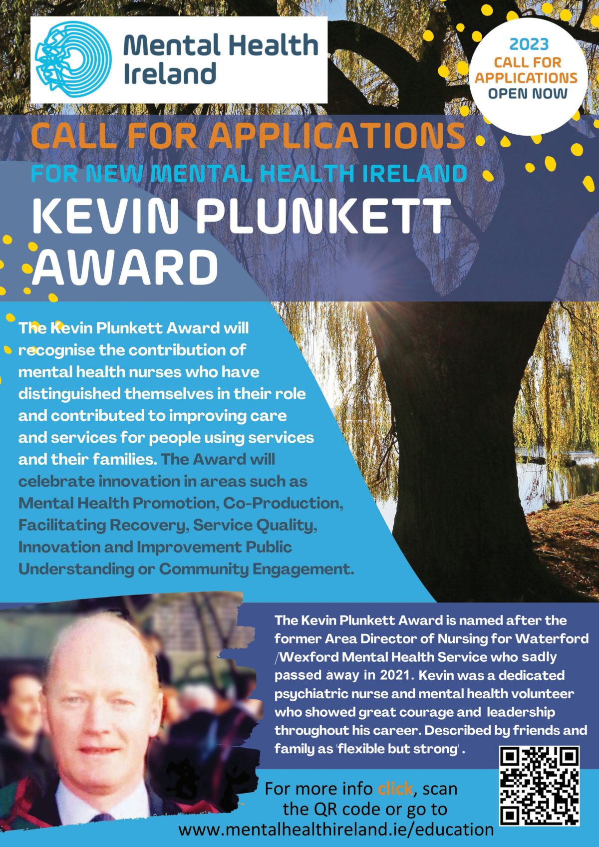 Kevin Plunkett Award Poster 2023 scaled